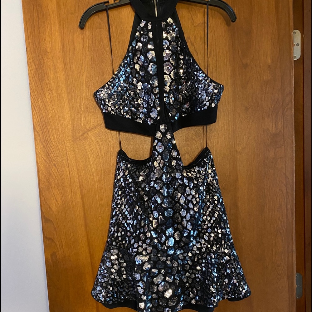 Express sequin dress